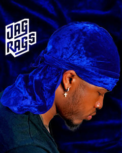 Crushed Velvet Blue JagRag