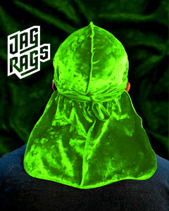 Crushed Velvet Lime JagRag