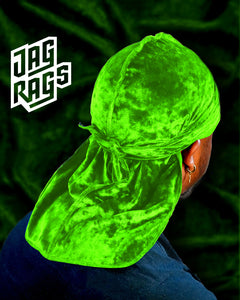 Crushed Velvet Lime JagRag