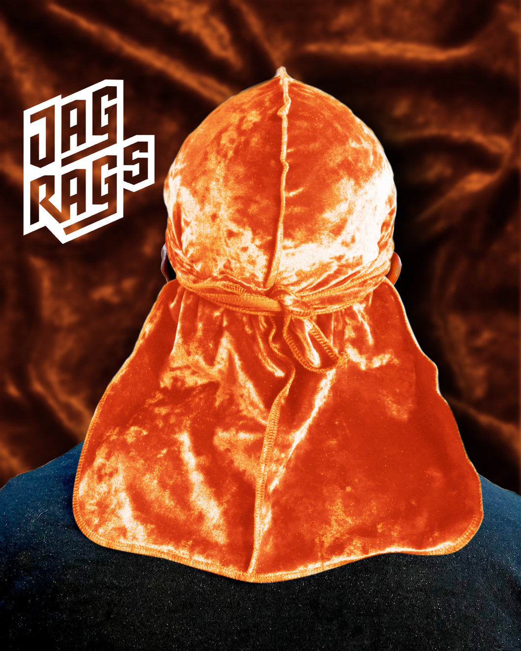 Crushed Velvet Orange JagRag