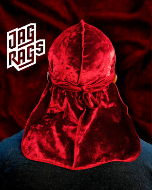 Crushed Velvet Red JagRag